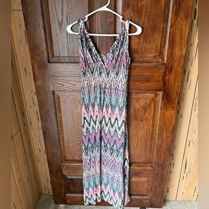 Loveappella Chevron Maxi Dress